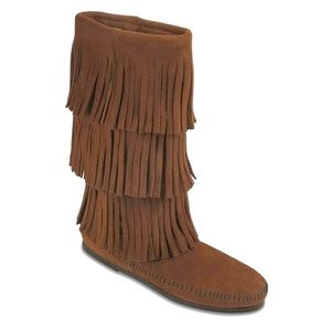 Minnetonka 3 Layer Fringe Boot